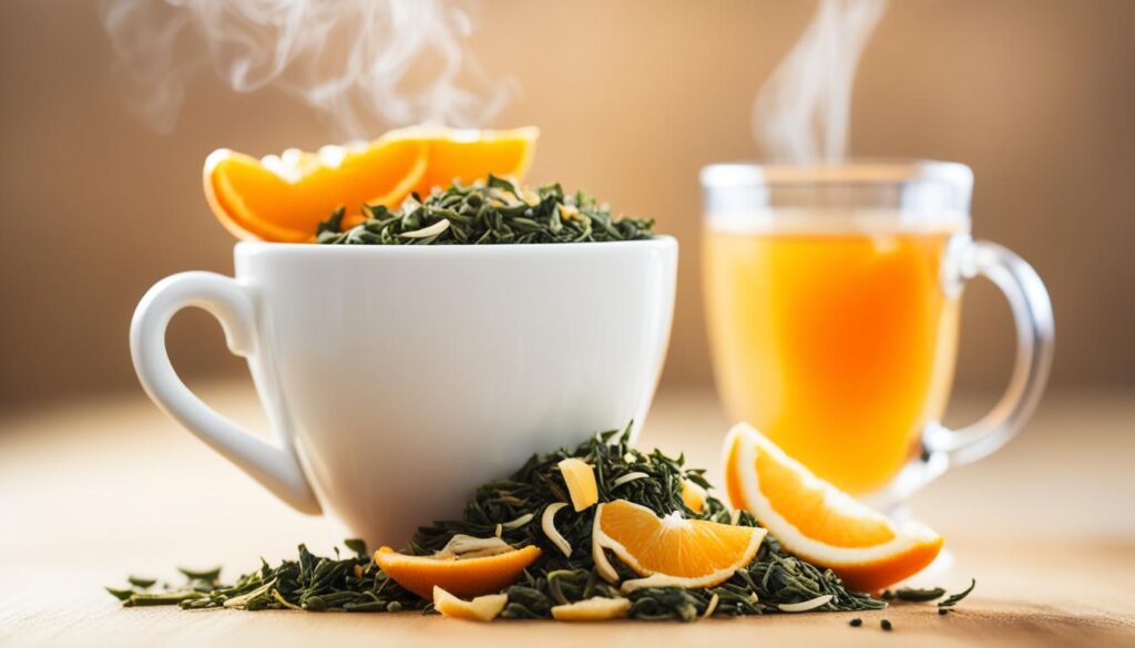 orange peel tea for detoxification