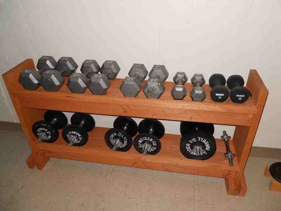 Dumbbell Set With Rack